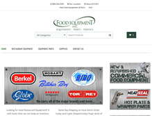 Tablet Screenshot of foodequipmentinc.com